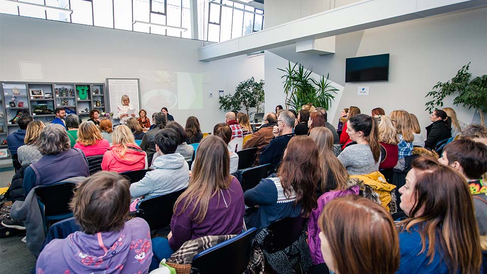 Delegates at forest education network event